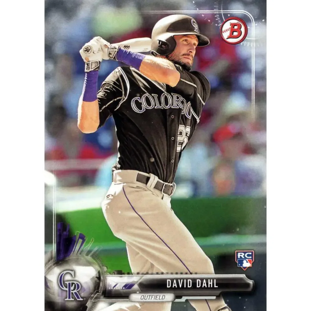2017 Bowman David DahlÂ  RC # 54 Colorado Rockies